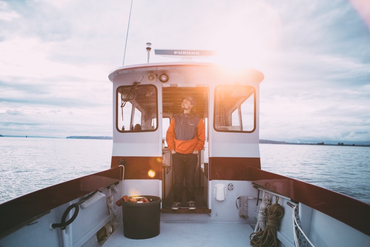 Boat in the Puget Sound